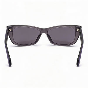 Adidas Originals OR0027 Rectangle Sunglasses Women — side view, Non-Polarized Gradient Purple lens