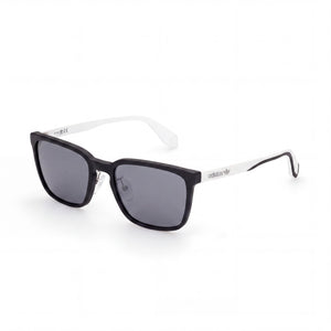 Adidas Originals OR0043 Black Rectangle Sunglasses Unisex, Black lens