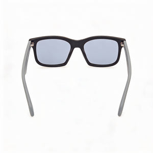 Adidas Originals Or0105 Rectangle Sunglasses Unisex — side view, Non-Polarized smoke mirror lens