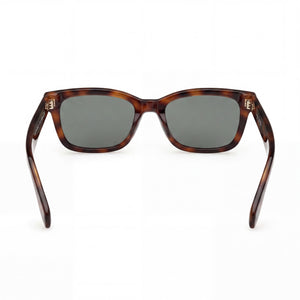 Adidas Originals Or0117 Rectangle Sunglasses Unisex — side view, Non-Polarized Havana lens