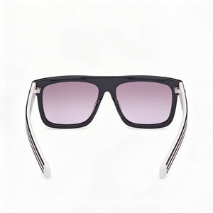 Adidas Originals Or0127 Rectangle Sunglasses Unisex — side view, Non-Polarized gradient smoke lens