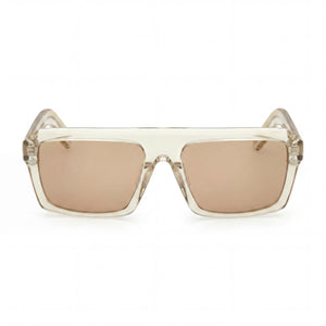 Adidas Originals Or0133 Rectangle Sunglasses Unisex — front view, Plastic frame