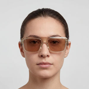 Adidas Originals Or0133 Rectangle Sunglasses Unisex — interior view, Non-Polarized lens detail