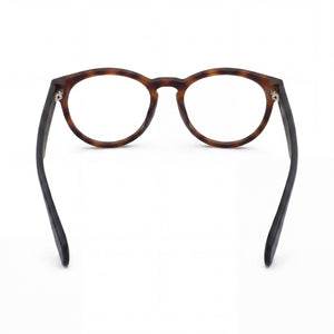 Adidas Originals Or5008 Round Eyeglasses Men — side view, Havana Injected temples
