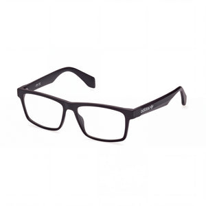 Adidas Originals Or5027 Matte Black Rectangle Eyeglasses for Men, Acetate frame
