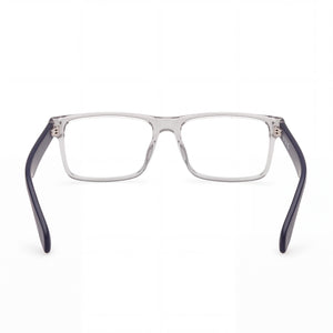Adidas Originals Or5087 Rectangle Eyeglasses Men — side view, Black Injected temples