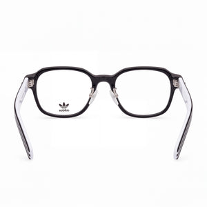 Adidas Originals Or5110-d Round Eyeglasses Men — side view, Black Plastic temples