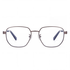 Adidas Originals Or5112-d Round Eyeglasses for Men — front view, Metal