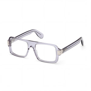 Adidas Originals OR5114 Transparent Rectangle Eyeglasses for Men, Plastic frame