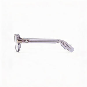 Adidas Originals OR5114 Rectangle Eyeglasses Men — side view, Transparent Plastic temples