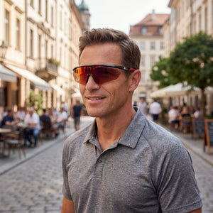 Adidas Red Sunglasses Men — lifestyle wear, sport and outdoor activities