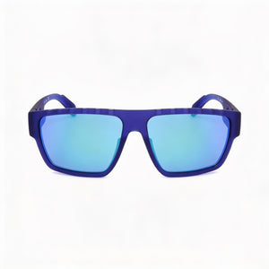 adidas SP0008 Rectangle Sunglasses for Men — front view, Plastic frame