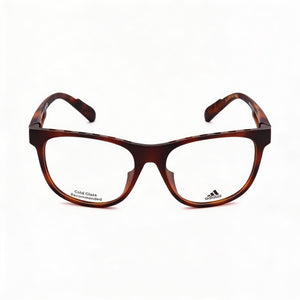 Adidas SP5002 Square Eyeglasses for Unisex — front view, Plastic