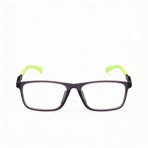 Adidas SP5031 Rectangle Eyeglasses for Men — front view, Injected