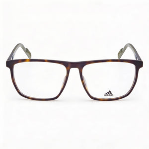 Adidas SP5042 Rectangle Eyeglasses for Men — front view, Plastic