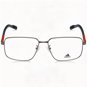Adidas SP5049 Rectangle Eyeglasses for Men — front view, Metal