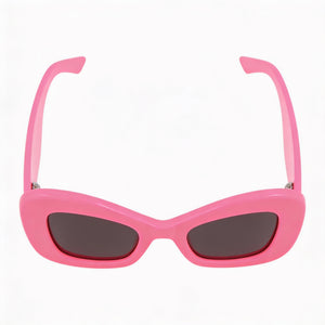 Alexander McQueen am0434s-30014633-004 Cat Eye Sunglasses for Women — front view, Recycled Acetate frame