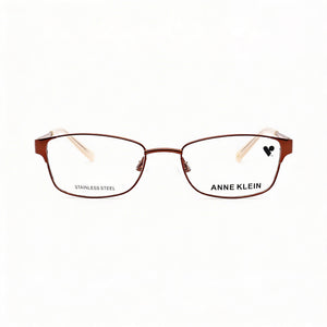 Anne Klein Ak5048 Rectangle Eyeglasses for Women — front view, Metal