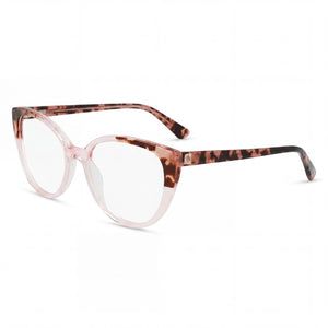 Anne Klein Ak5092 Blush Crystal Cat Eye Eyeglasses for Men, Metal frame