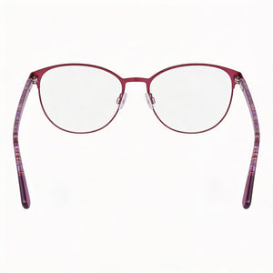 Anne Klein Ak5097 Oval Eyeglasses for Men — front view, Metal