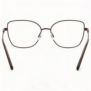 Anne Klein Ak5099 Rectangle Eyeglasses for Men — front view, Metal