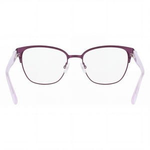 Anne Klein AK5122 Square Eyeglasses for Women — interior view, Polycarbonate demo lenses