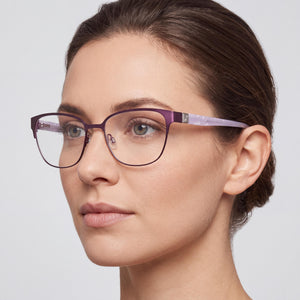 Anne Klein AK5122 Violet Eyeglasses Women — lifestyle wear, office and screen work daily