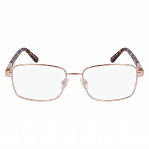 Anne Klein Classic Rectangle Eyeglasses for Men — front view, Acetate