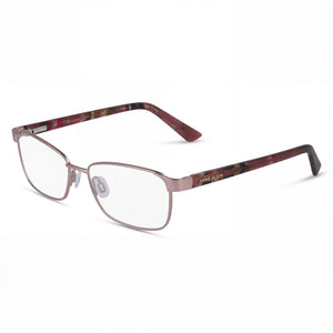 Anne Klein Classic Havana Rectangle Eyeglasses for Men, Acetate frame