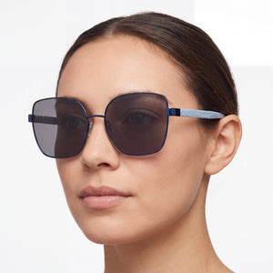 Anne Klein Glam Blue Sunglasses Unisex — lifestyle wear, daily accessory