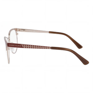 Anne Klein Cat Eye Eyeglasses for Women — front view, Red frame