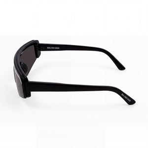 Balenciaga BB0003S Rectangle Sunglasses for Women — front view, Plastic frame