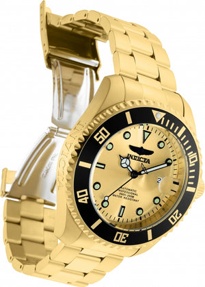 Invicta Pro Diver Automatic Watch | Gold Tone, 200M WR