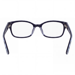 Bebe BB 5183 410 Rectangle Eyeglasses Men — side view, Marine Plastic temples