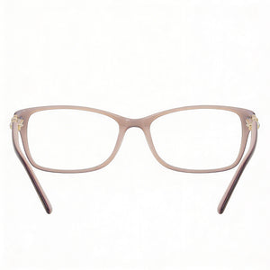 Bebe Bb5133 Rectangle Eyeglasses for Women — interior view, Polycarbonate demo lenses