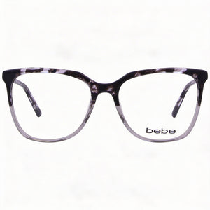 Bebe Bb5191 Round Eyeglasses for Women — front view, Plastic