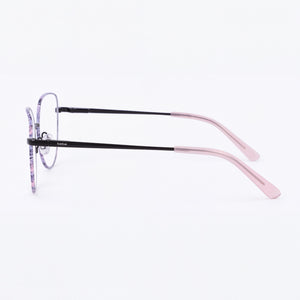 Bebe Bb5207 Cat Eye Eyeglasses for Men — front view, Metal