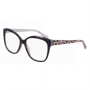 Bebe Bb5214 Jet Black Square Eyeglasses for Men, Metal frame