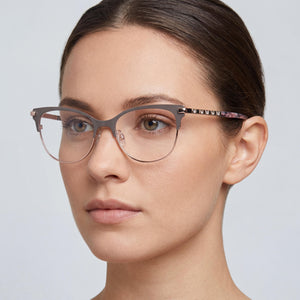 Bebe Bb5224 Pink Eyeglasses Women — lifestyle wear, everyday errands and city walking