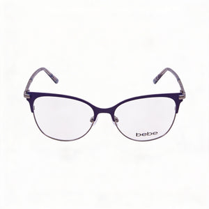 Bebe Bb5224 Cat Eye Eyeglasses for Women — front view, Metal