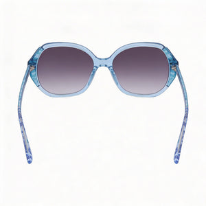 Bebe Bb7245 Square Sunglasses Women — side view, Non-Polarized Blue lens