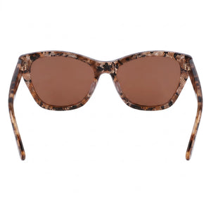 Bebe Bb7254 Cat Eye Sunglasses for Women — interior view, Non-Polarized lens detail