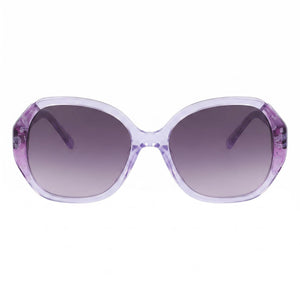 Bebe Classic Oval Sunglasses for Women — front view, Acetate frame