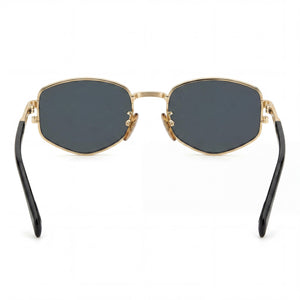David Beckham DB 1129/S Rectangle Sunglasses for Men — interior view, Non-Polarized lens detail