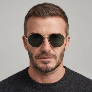 Beckham Db 1132/f/s Aviator Sunglasses for Men — interior view, Non-Polarized lens detail