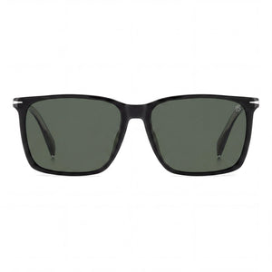 Beckham Modern Rectangle Sunglasses for Women — front view, Light Acetate frame