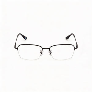 BMW BW5068-H Rectangle Eyeglasses Unisex — front view, Titanium