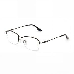 BMW BW5068-H Black Rectangle Eyeglasses Unisex, Titanium frame