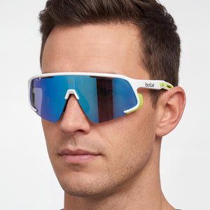 Bollé BS050002 Shield Sunglasses Men — side view, White frame