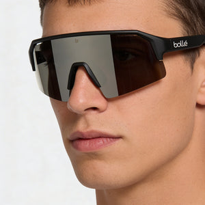 Bollé Modern Shield Sunglasses for Unisex — interior view, Non-Polarized lens detail